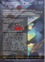 “CORONAcrisis”: UN QUESTIONARIO PER VALUTARE L’IMPATTO DEL COVID-19 SULLA SALUTE PSICOLOGICA ED EMOTIVA 