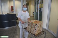 “HAPPY PIZZA” DI GUALDO CONSEGNA PIZZE AL PERSONALE SANITARIO