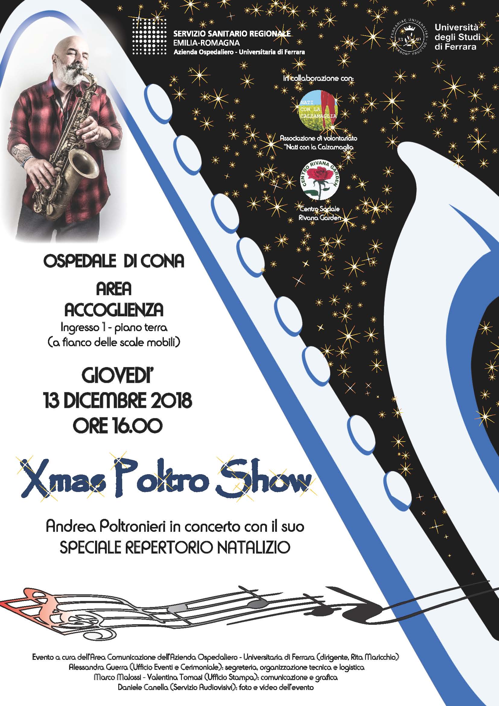 A CONA GIOVEDI’ 13 DICEMBRE ARRIVA ANDREA POLTRONIERI IN CONCERTO