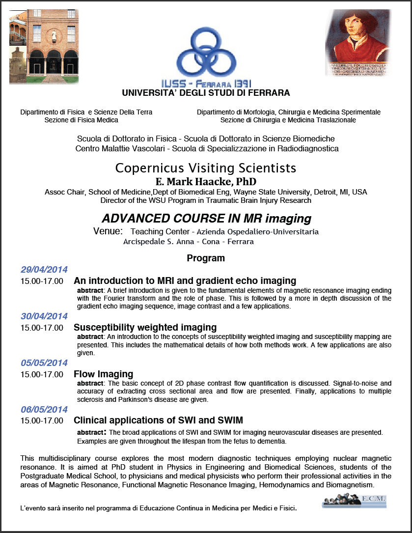 ADVANCED COURSE IN MR imaging