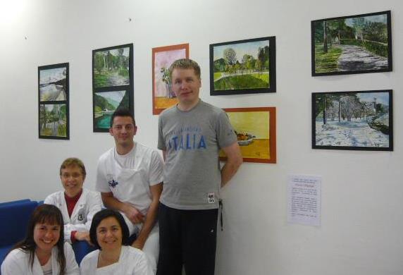 Al S. Giorgio in mostra i dipinti di Pavlo. Quando la paralisi non vince…