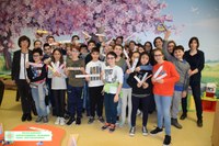 ALUNNI DELLA SCUOLA MEDIA BOIARDO IN VISITA ALLA SCUOLA IN OSPEDALE   