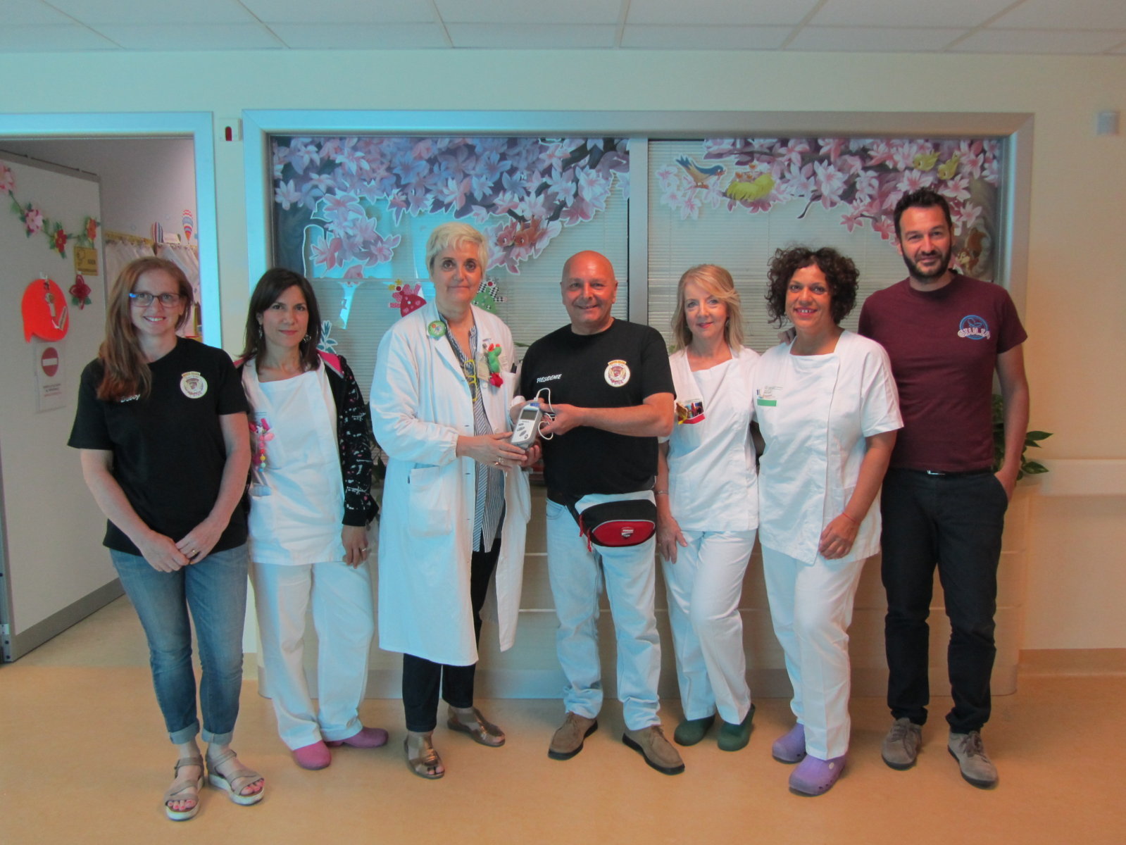 ASSOCIAZIONE GIULIA E “MOTO CLUB BULLONI SVITATI” DONANO UN SATURIMETRO ALL’ONCOEMATOLOGIA PEDIATRICA