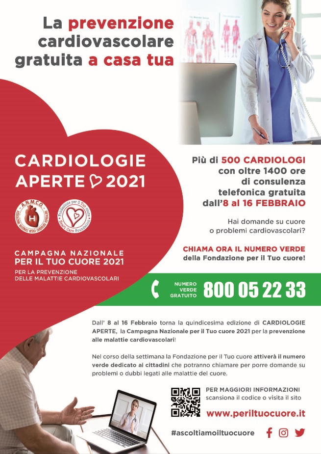CARDIOLOGIE APERTE, ANCHE FERRARA ADERISCE ALL’INIZIATIVA
