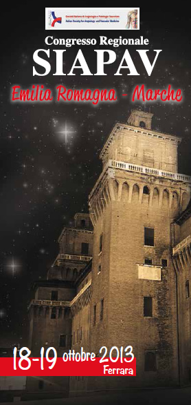 Congresso Regionale SIAPAV Emilia Romagna - Marche Ferrara 18 - 19 ottobre 2013