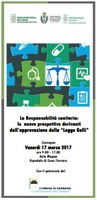 Convegno - La responsabilità Sanitaria: le nuove prospettive derivanti dall’approvazione della “Legge Gelli”