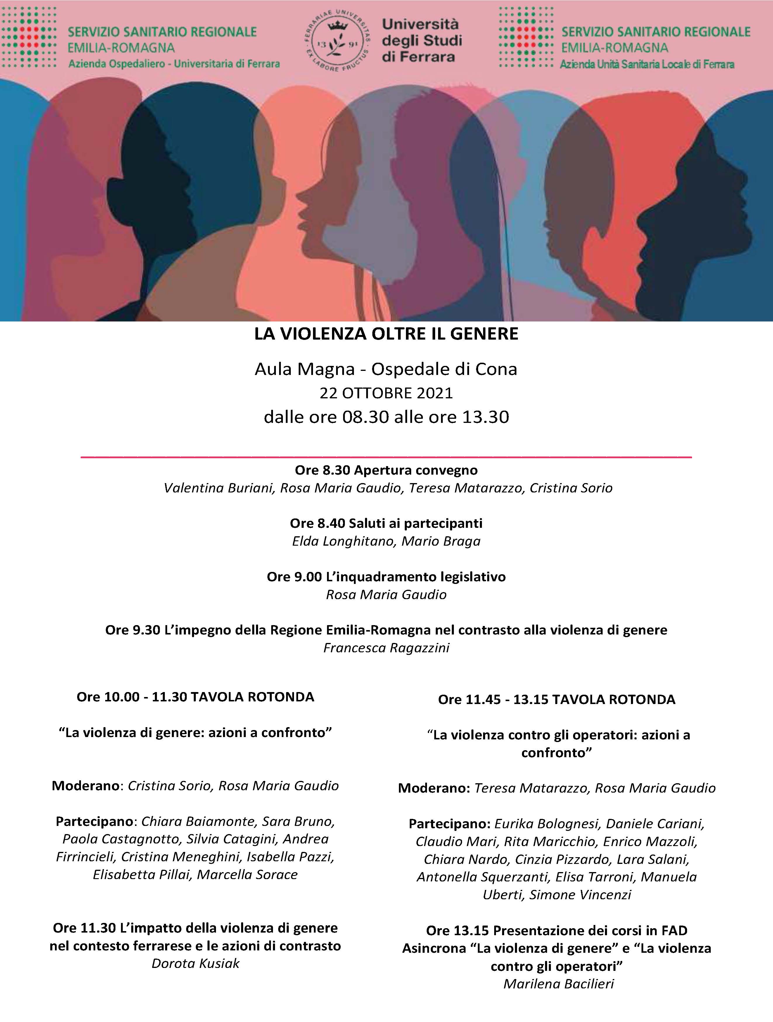 Convegno: La violenza oltre il genere