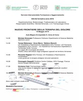 Nuove frontiere nella Terapia del Dolore