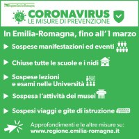 +++CORONAVIRUS+++ Chiusura di scuole e nidi, sospese manifestazioni e eventi. Tutte le misure adottate contro il Coronavirus