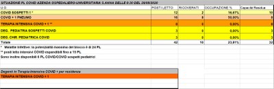 Situazione posti letto reparti Covid - 29 Agosto 2020 - ore 8.30.jpg