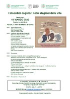 DAL 14 AL 20 MARZO SI CELEBRA LA SETTIMANA MONDIALE DEL CERVELLO. A CONA UN CONVEGNO PER PARLARE DI DISORDINI COGNITIVI