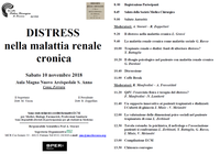 DISTRESS NELLA MALATTIA RENALE CRONICA. SE NE PARLA SABATO 10 NOVEMBRE A CONA