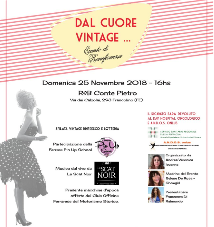 DOMENICA 25 NOVEMBRE UNA SFILATA A FAVORE DEL DH ONCOEMATOLOGICO DELL’OSPEDALE DI CONA