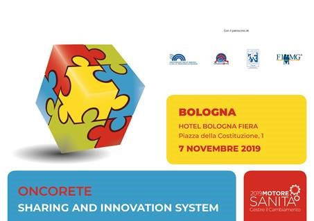 Evento: Motore Sanità - ONCORETE Sharing and innovation system