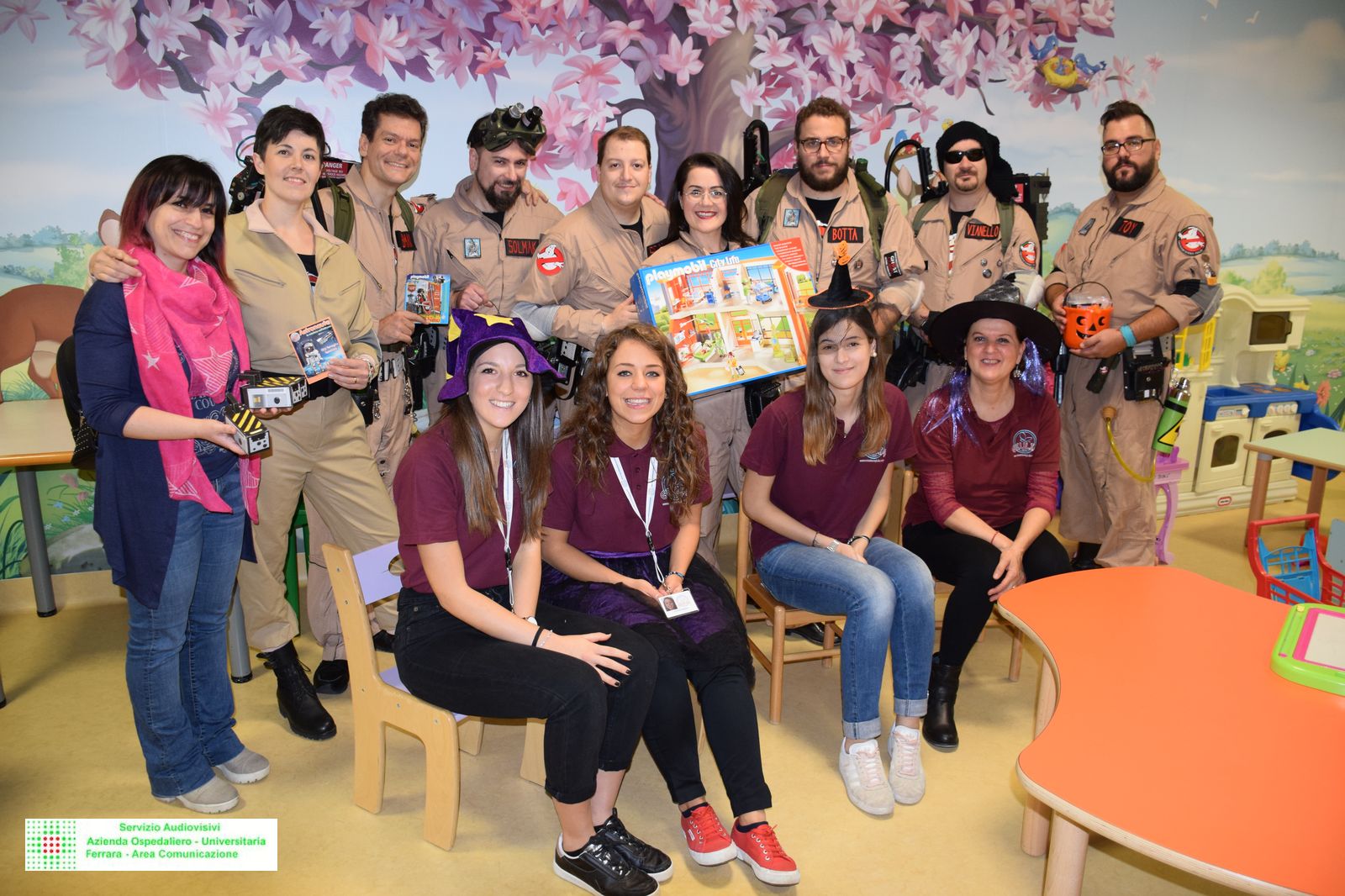 GHOSTBUSTERS E ASSOCIAZIONE GIULIA ONLUS ASSIEME PER I BAMBINI DELLA PEDIATRIA