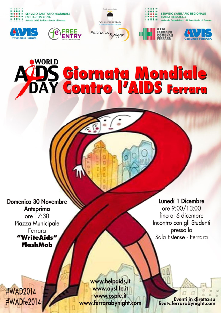 Giornata mondiale contro l'AIDS - 1º dicembre 2014 a Ferrara