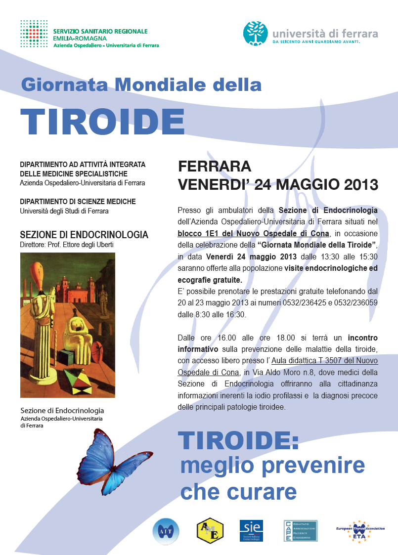 LA GIORNATA DELLA TIROIDE A FERRARA