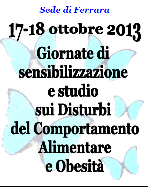 Giornate di Sensibilizzazione e studi sui disturbi del Comportamento Alimentare e Obesità