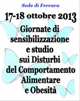 Giornate di Sensibilizzazione e studi sui disturbi del Comportamento Alimentare e Obesità