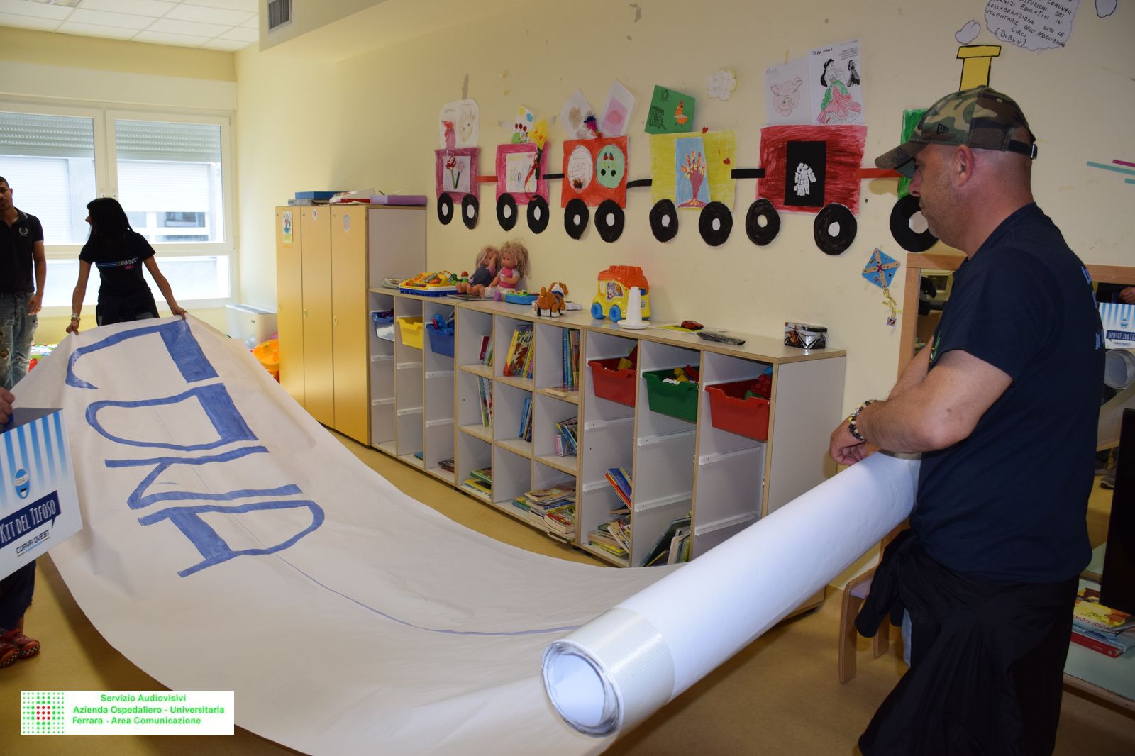 9 maggio 2019 Curva Ovest Ferrara Pediatria Stricione (17).JPG