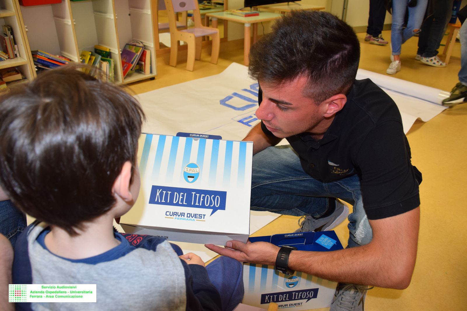 9 maggio 2019 Curva Ovest Ferrara Pediatria Stricione (18).JPG