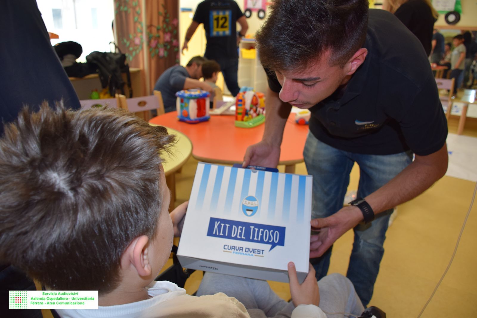 9 maggio 2019 Curva Ovest Ferrara Pediatria Stricione (20).JPG