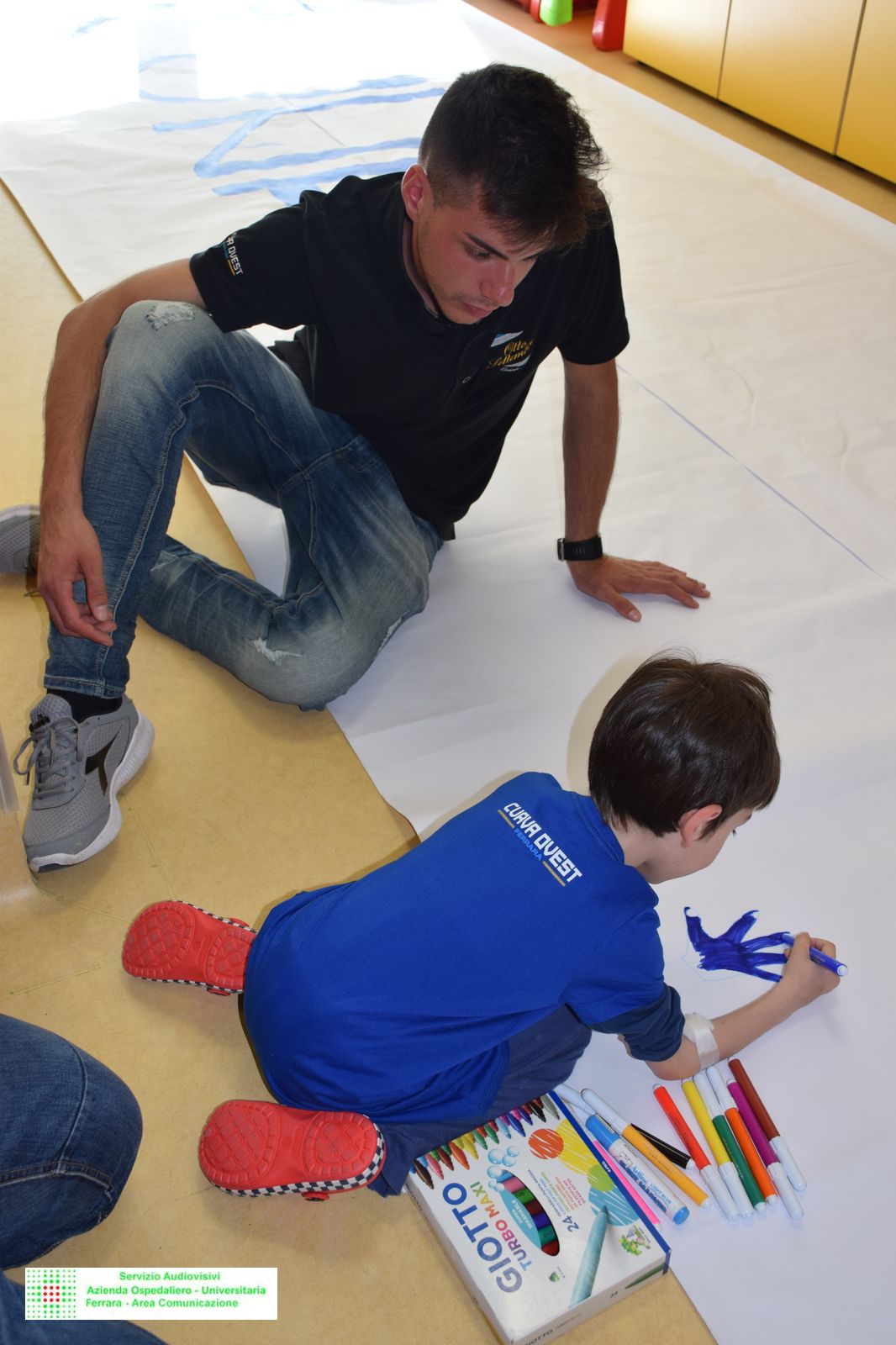 9 maggio 2019 Curva Ovest Ferrara Pediatria Stricione (53).JPG