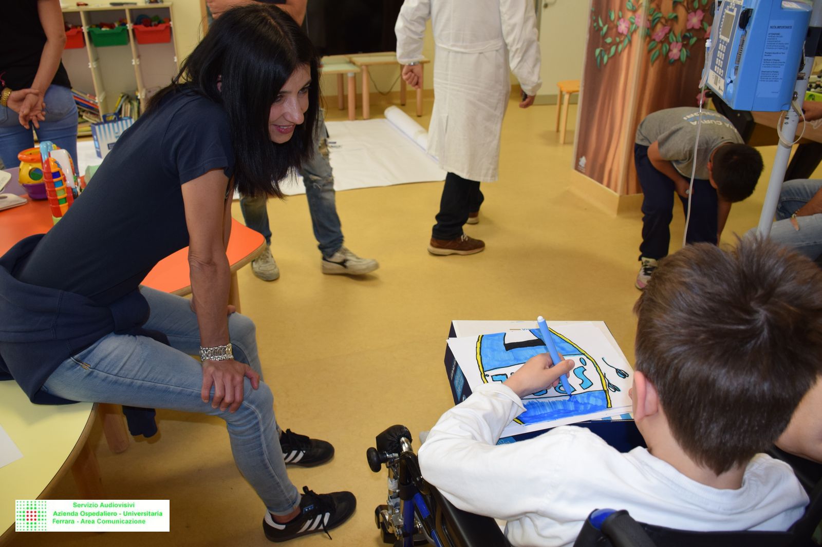 9 maggio 2019 Curva Ovest Ferrara Pediatria Stricione (63).JPG