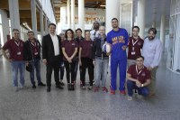 Harlem Globtrotters in visita alla pediatria