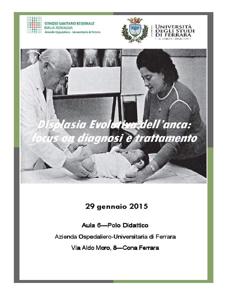 In un convegno si parla di displasia evolutiva dell'anca