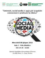 Seminario: "Internet, social media e apps per acquisire conoscenze e praticare la clinica"