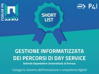 LA GESTIONE INFORMATIZZATA DEI PERCORSI DI DAY SERVICE DEL S. ANNA TRA I MIGLIORI PROGETTI INDIVIDUATI DA FORUM PA SANITÀ 2021