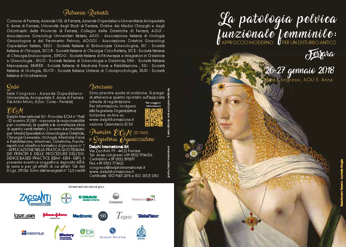 LA PATOLOGIA PELVICA AL CENTRO DI DUE GIORNI DI STUDI