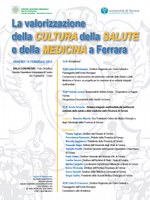 La valorizzazione della CULTURA della SALUTE e della MEDICINA a Ferrara