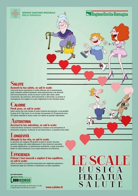 "Le scale. Musica per la tua salute"