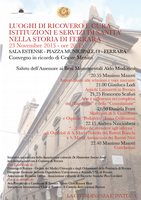 Luoghi di ricovero e cura. Istituzioni e servizi di Sanità nella storia di Ferrara