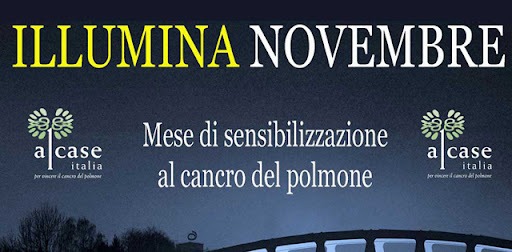 NOVEMBRE SI ILLUMINA PER SENSIBILIZZARE SUL TUMORE AL POLMONE