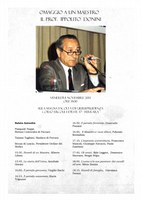 Omaggio a un maestro, Il prof. Ippolito Donini