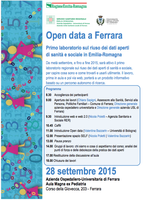 Open data a Ferrara Primo laboratorio sul riuso dei dati aperti di sanità e sociale in Emilia-Romagna
