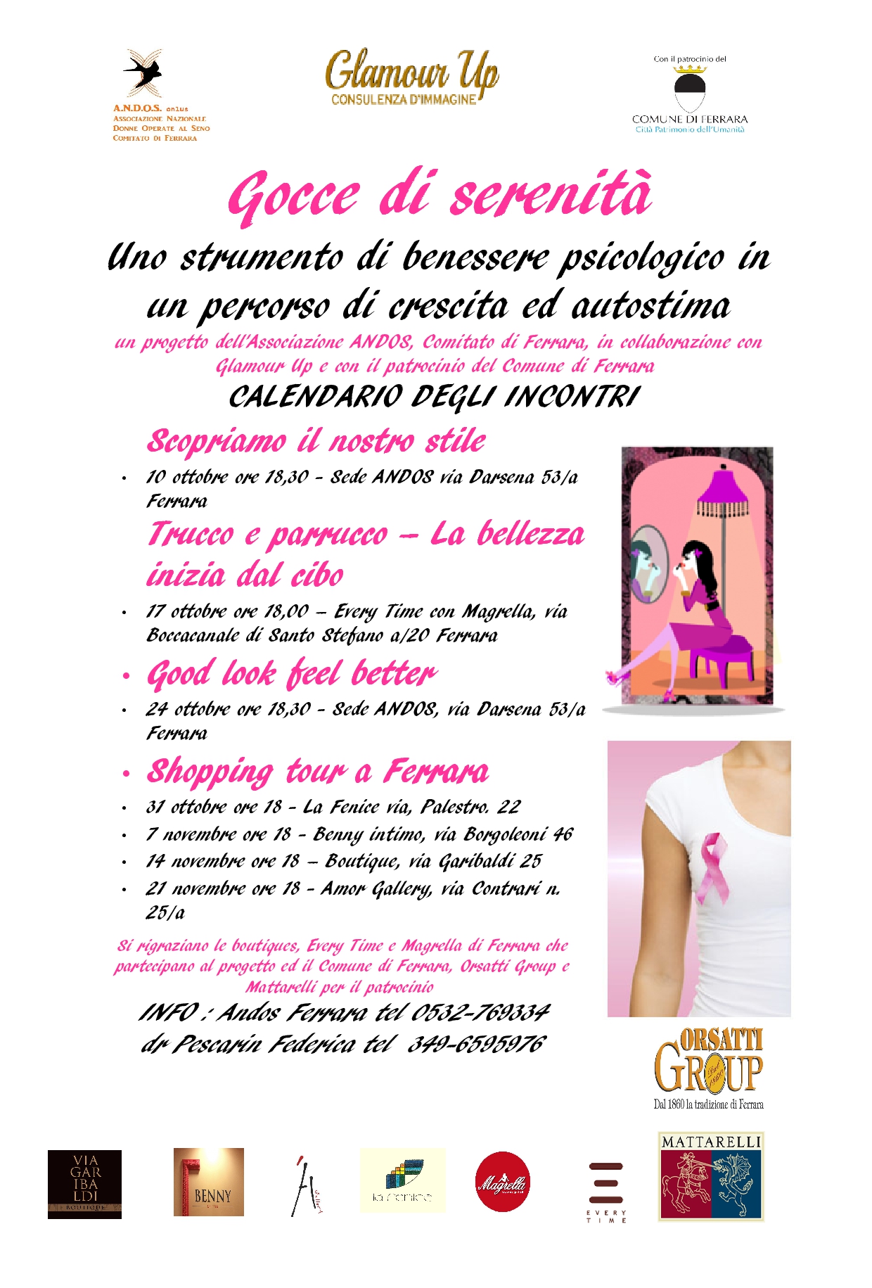 Comunicato Stampa - "Gocce di Serenità": Quattro appuntamenti organizzati da ANDOS Ferrara