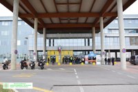 PASQUA IN PEDIATRIA: GIULIA E MOTOCICLISTI AL S. ANNA DI CONA 