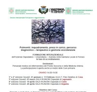 Corso - Polmoniti: inquadramento, presa in carico, percorso diagnostico – terapeutico e gestione assistenziale 