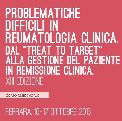 Problematiche difficili in Reumatologia 