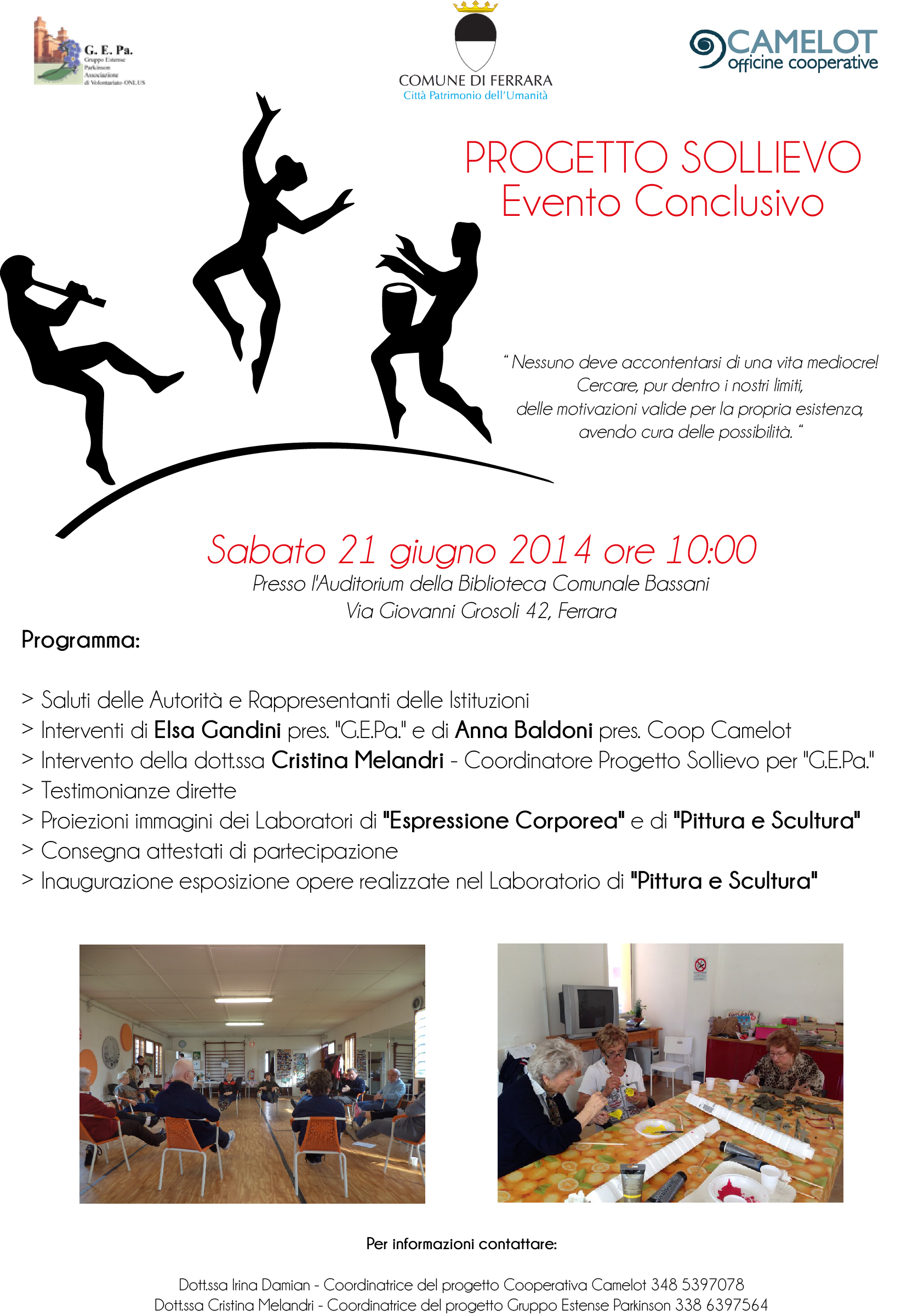 PROGETTO SOLLIEVO - Evento Conclusivo