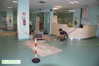 PRONTO SOCCORSO, LAVORI AL PAVIMENTO. POSSIBILI DISAGI   