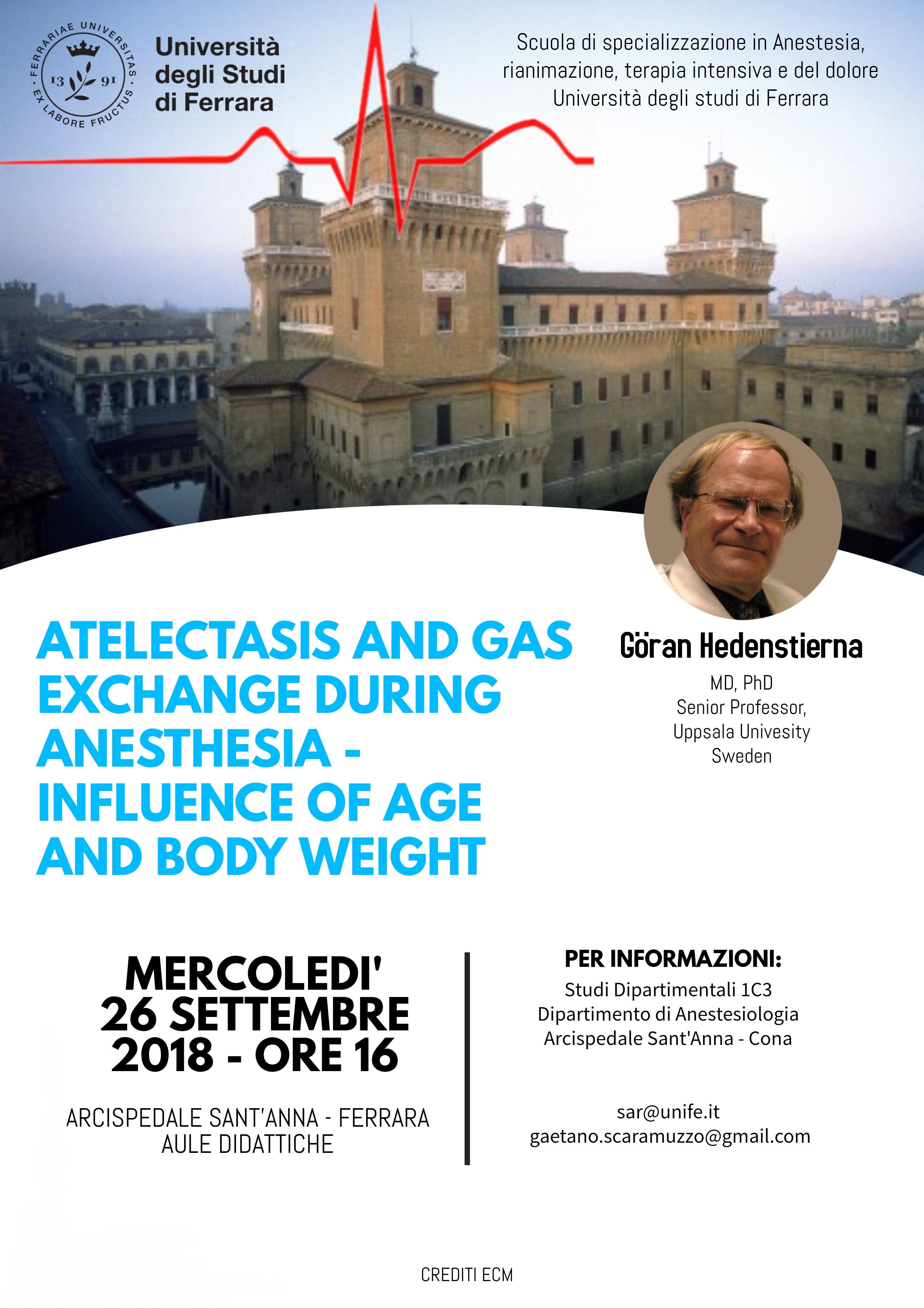 Seminario - Atelectasis and gas exchange during anesthesia - Influence of age and body weight