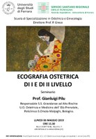 SEMINARIO "ECOGRAFIA OSTETRICA DI I E DI II LIVELLO"
