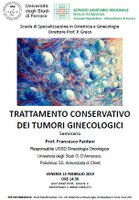 Seminario - Trattamento conservativo dei tumori ginecologici