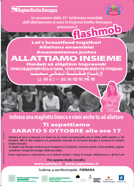 Settimana allattamento Materno dedicata alle mamme coinvolte nel terremoto dell'Emilia