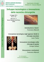 Sviluppo tecnologico e innovazione delle tecniche chirurgiche delle chirurgiche